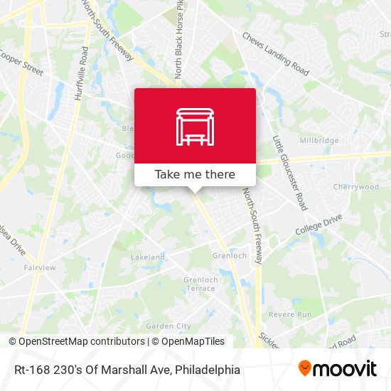 Mapa de Rt-168 230's Of Marshall Ave
