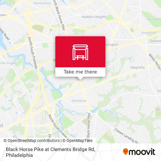 Mapa de Black Horse Pike at Clements Bridge Rd