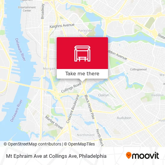 Mt Ephraim Ave at Collings Ave map