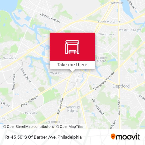 Rt-45 50' S Of Barber Ave map