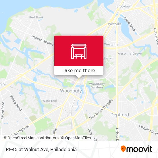 Mapa de Rt-45 at Walnut Ave