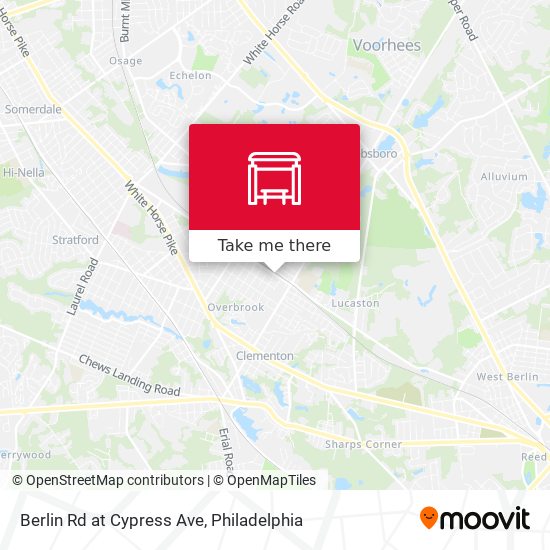 Berlin Rd at Cypress Ave map