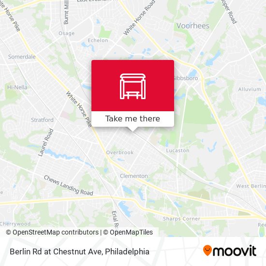 Mapa de Berlin Rd at Chestnut Ave