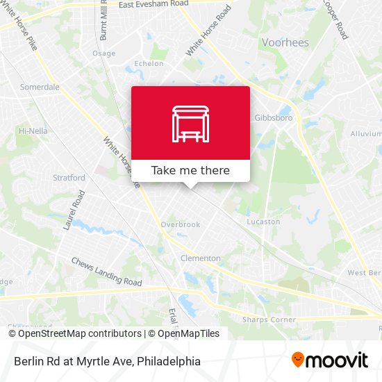 Berlin Rd at Myrtle Ave map