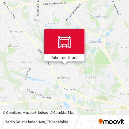 Berlin Rd at Linden Ave map