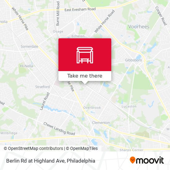 Mapa de Berlin Rd at Highland Ave