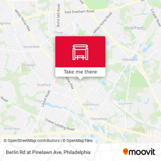 Berlin Rd at Pinelawn Ave map