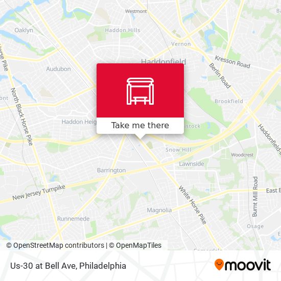 Us-30 at Bell Ave map