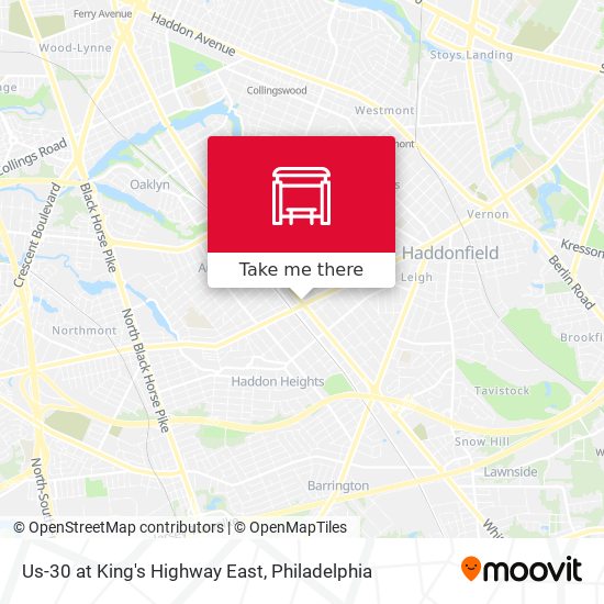Mapa de Us-30 at King's Highway East