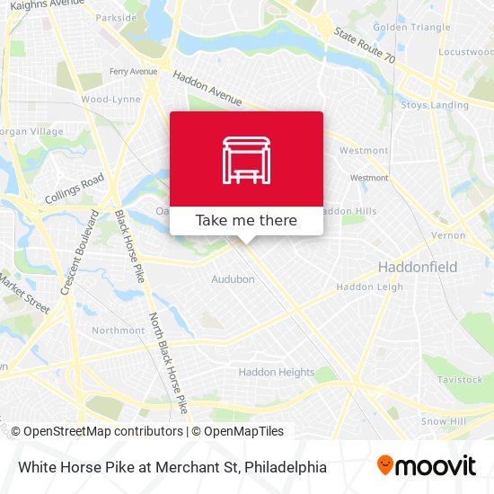 Mapa de White Horse Pike at Merchant St