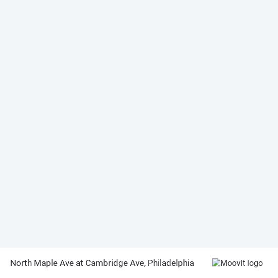 North Maple Ave at Cambridge Ave map