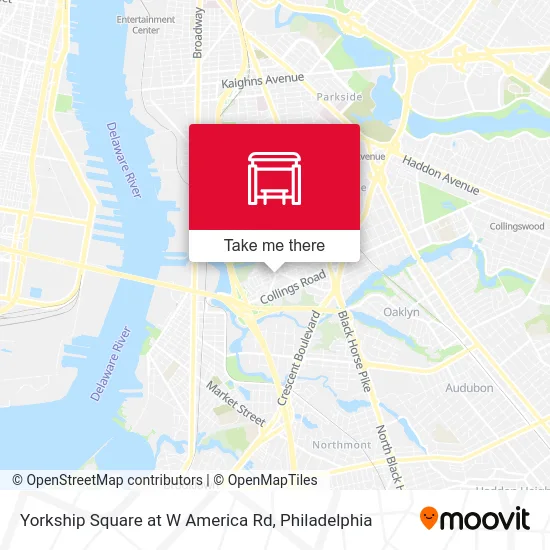 Yorkship Square at W America Rd map