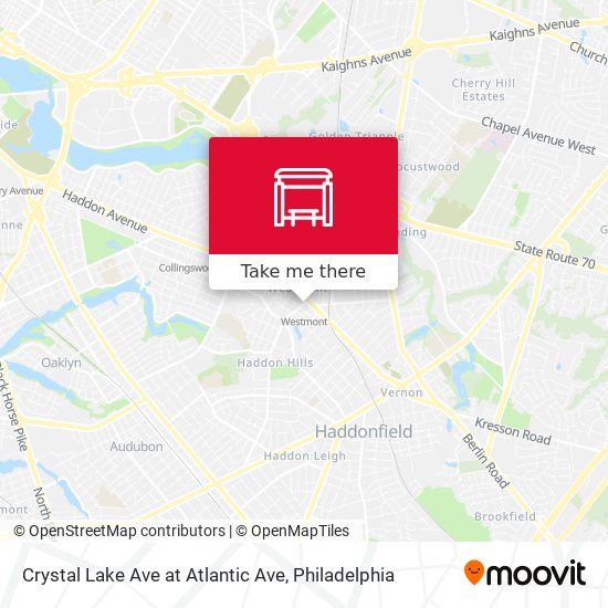 Mapa de Crystal Lake Ave at Atlantic Ave