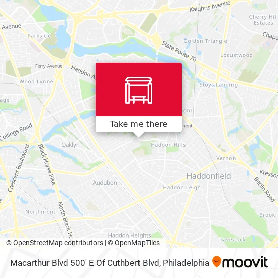 Macarthur Blvd 500' E Of Cuthbert Blvd map