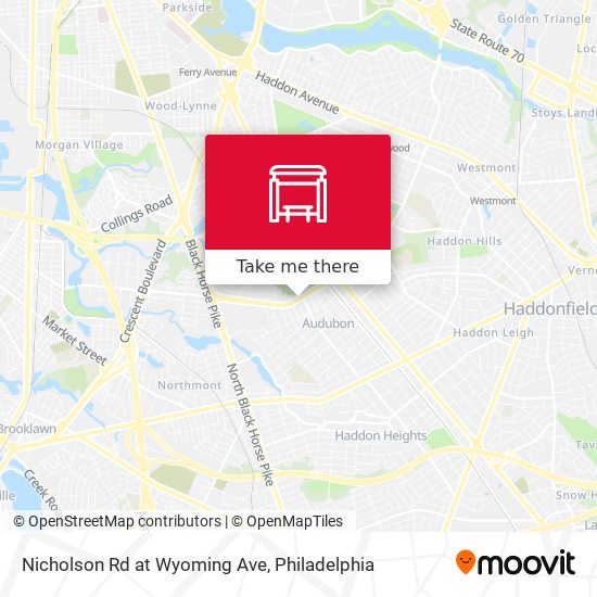 Mapa de Nicholson Rd at Wyoming Ave