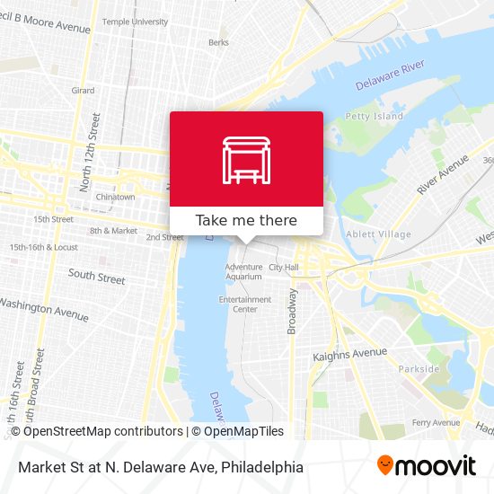 Mapa de Market St at N. Delaware Ave