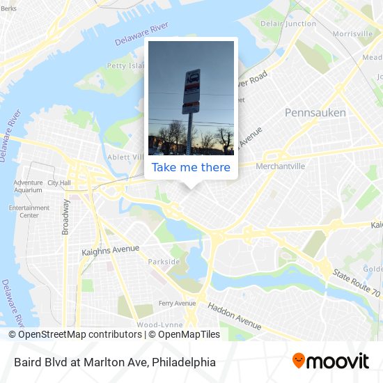 Mapa de Baird Blvd at Marlton Ave