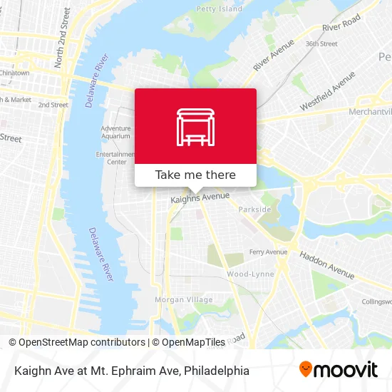 Kaighn Ave at Mt. Ephraim Ave map