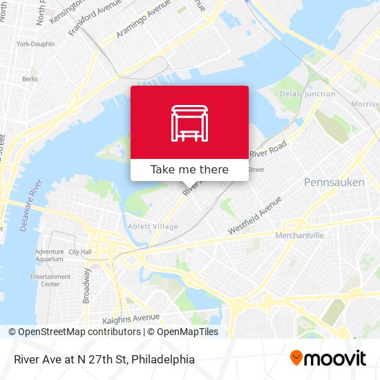 Mapa de River Ave at N 27th St