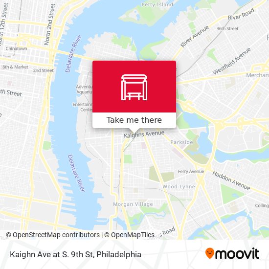 Mapa de Kaighn Ave at S. 9th St