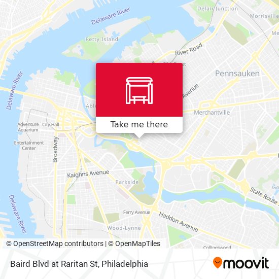 Baird Blvd at Raritan St map