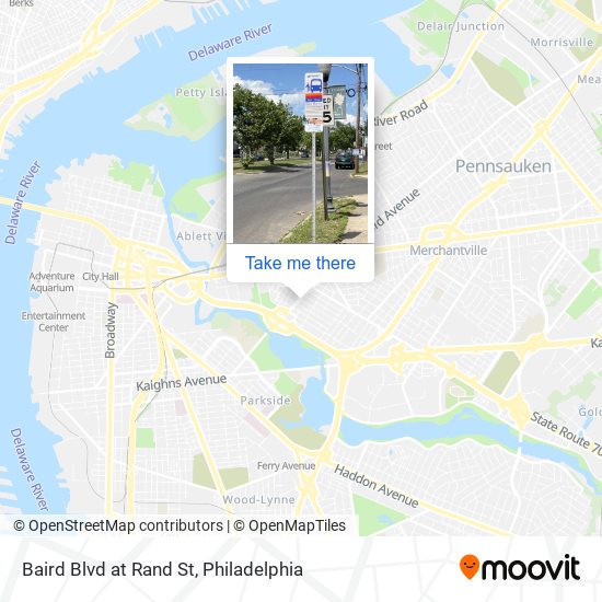 Baird Blvd at Rand St map
