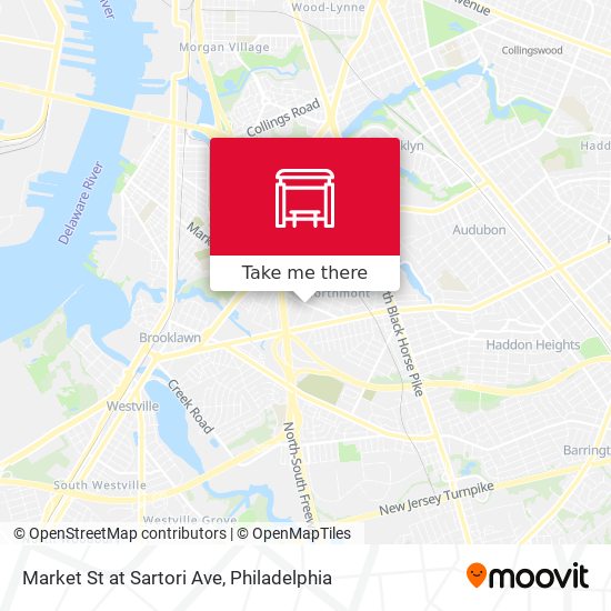Mapa de Market St at Sartori Ave