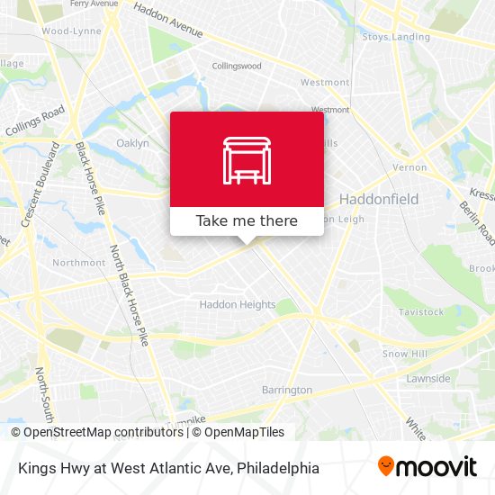 Kings Hwy at West Atlantic Ave map