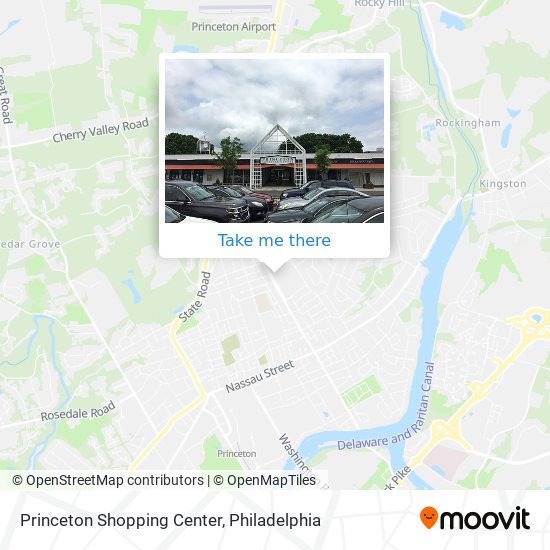 Princeton Shopping Center map