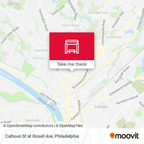 Mapa de Calhoun St at Rosell Ave