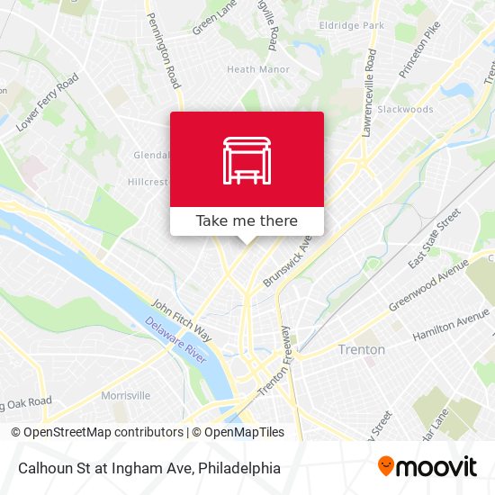 Mapa de Calhoun St at Ingham Ave