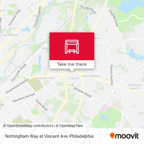 Nottingham Way at Vincent Ave map