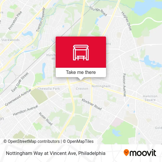 Nottingham Way at Vincent Ave map