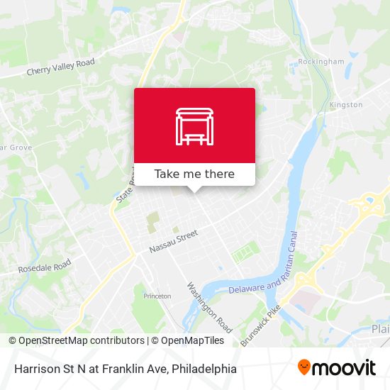 Harrison St N at Franklin Ave map
