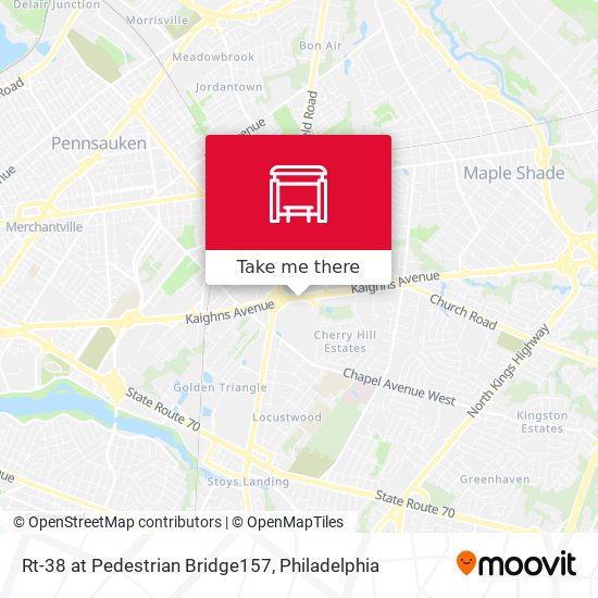 Mapa de Rt-38 at Pedestrian Bridge157
