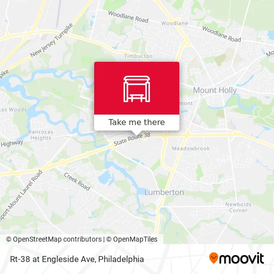 Mapa de Rt-38 at Engleside Ave