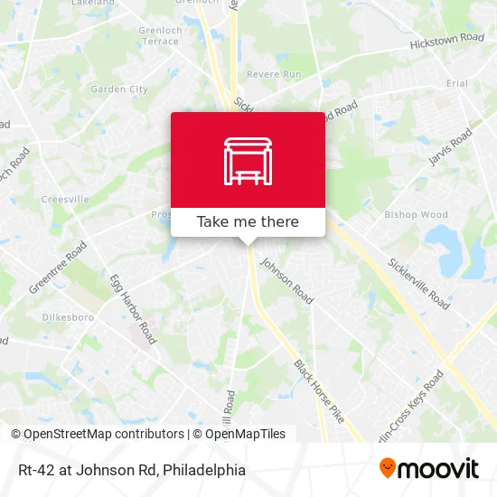 Rt-42 at Johnson Rd map