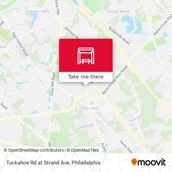Tuckahoe Rd at Strand Ave map