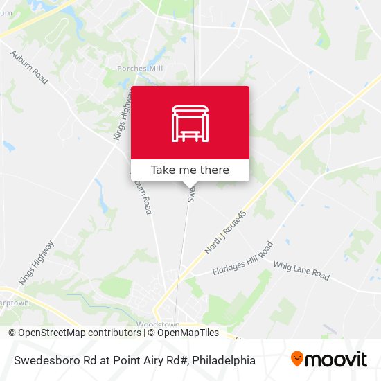 Swedesboro Rd at Point Airy Rd# map