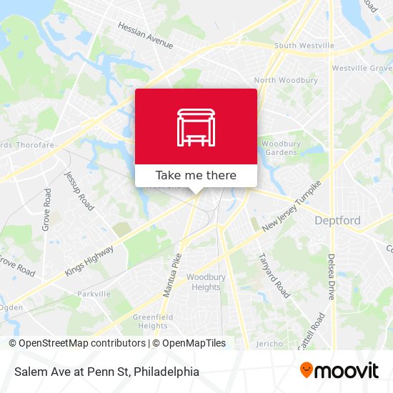 Mapa de Salem Ave at Penn St