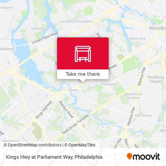 Kings Hwy at Parliament Way map