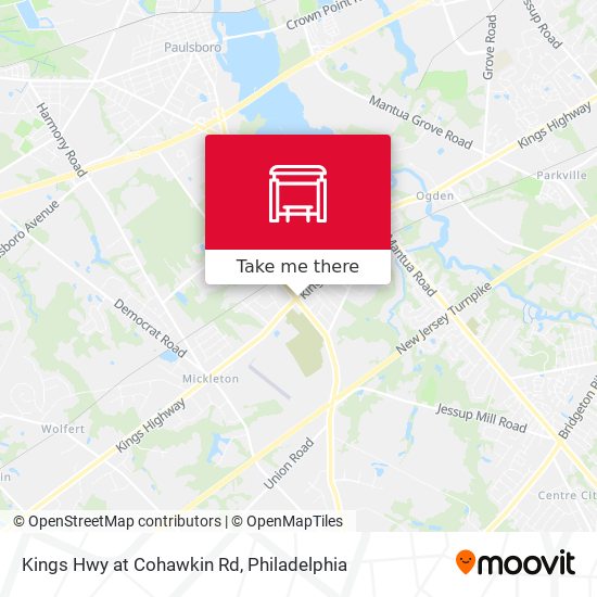 Kings Hwy at Cohawkin Rd map