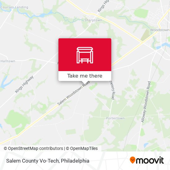 Mapa de Salem County Vo-Tech