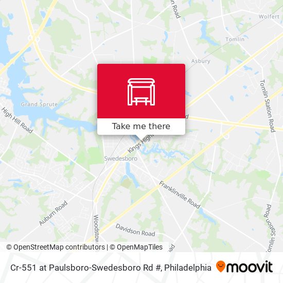 Cr-551 at Paulsboro-Swedesboro Rd # map