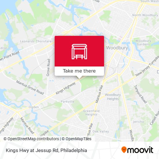 Kings Hwy at Jessup Rd map