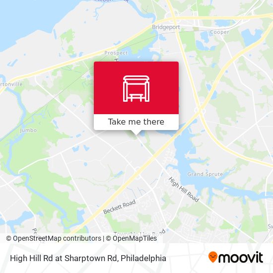 High Hill Rd at Sharptown Rd map