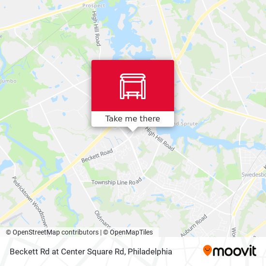 Mapa de Beckett Rd at Center Square Rd