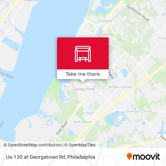 Mapa de Us-130 at Georgetown Rd