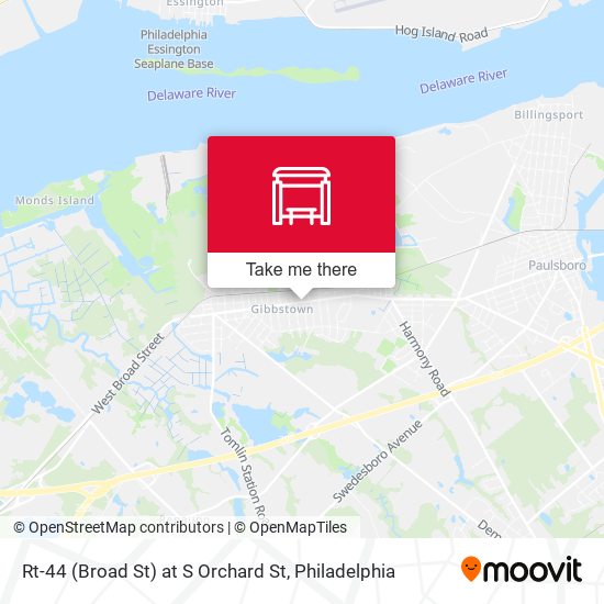 Rt-44 (Broad St) at S Orchard St map