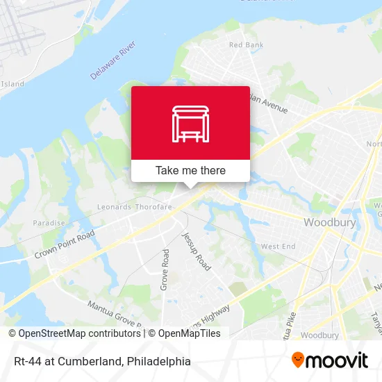 Rt-44 at Cumberland map